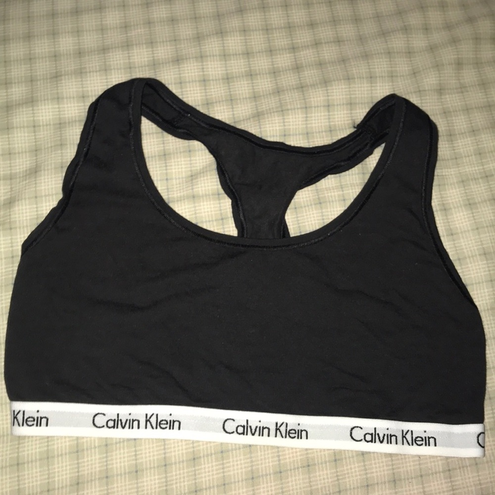 NWOT Calvin Klein Racerback Sports Bra